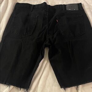 Levi's Men's Black Jean Shorts